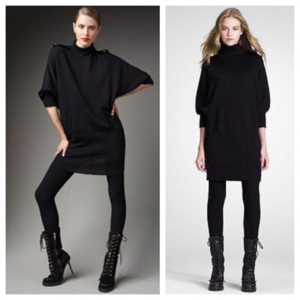 Tory Burch “Jacinthe” Military Style Sweater Dress
